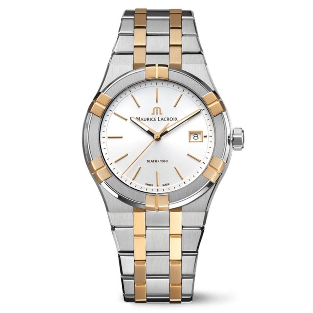 Maurice Lacroix Men's Aikon White Dial Watch - AI1108-PVP02-130